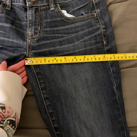 American Eagle Jegging Size 2 Regular Crop Jeans - Picture 10 of 14